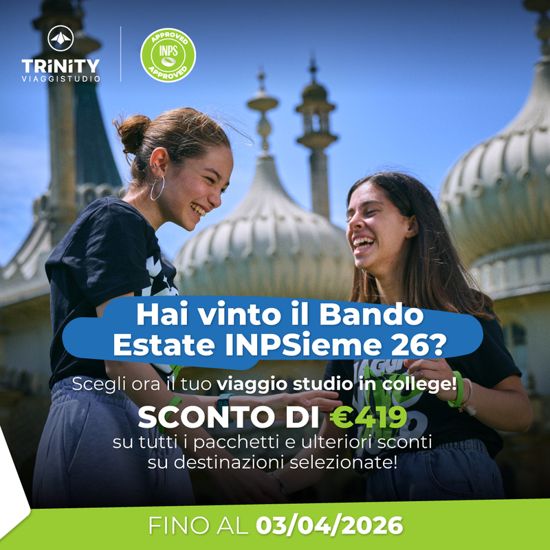 SUPER PROMO ESTATE INPSIEME 2026 &euro; 419 di sconto su tutti i pacchetti e ulteriori sconti su DESTINAZIONI SELEZIONATE!  SCONTO CASH DI &euro; 200 su tutti i pacchetti SCONTO CASH FINO A &euro; 560 per destinazioni selezionate e da citt&agrave; di partenza selezionate (Fino ad esaurimento posti!) ASSICURAZIONE ANNULLAMENTO OMAGGIO (obbligatoria &ndash; valore &euro; 219) Promo PORTA UN AMICO per viaggiare con i tuoi amici che non partecipano al bando INPS  SCOPRI L'OFFERTA! &raquo;